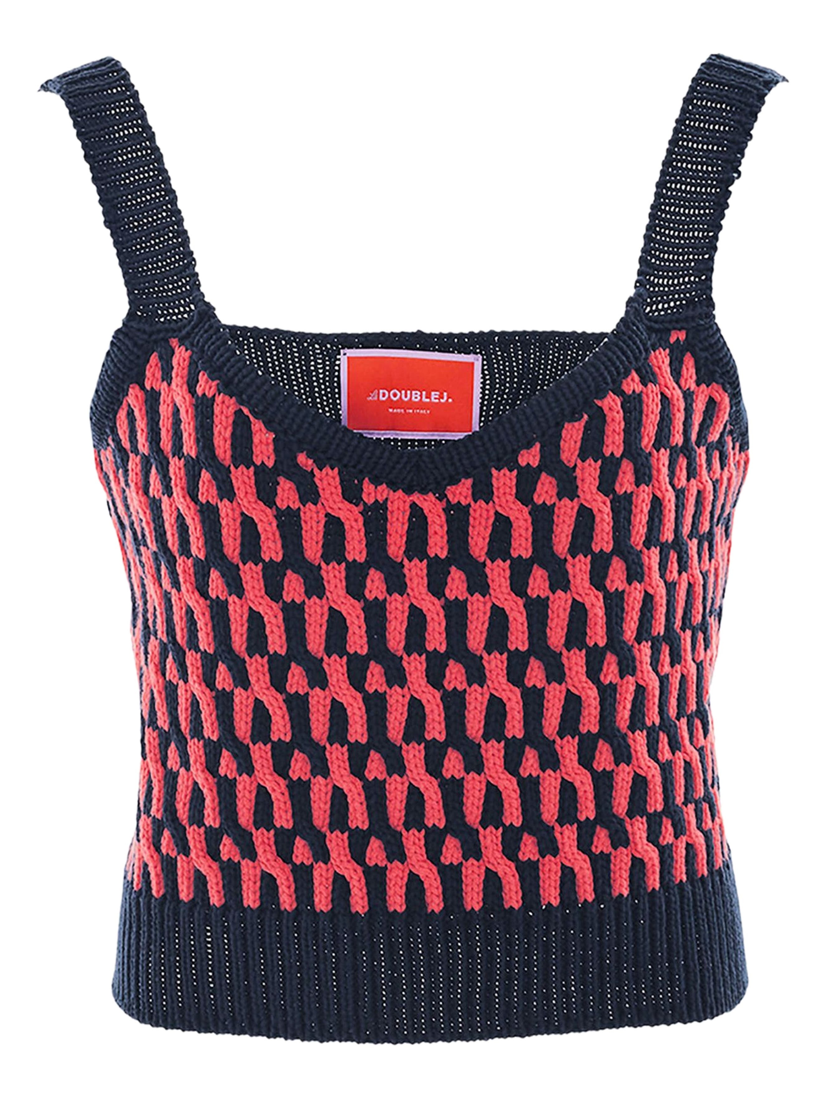 La DoubleJ Winset Crop Top Navy at Nordstrom - 2