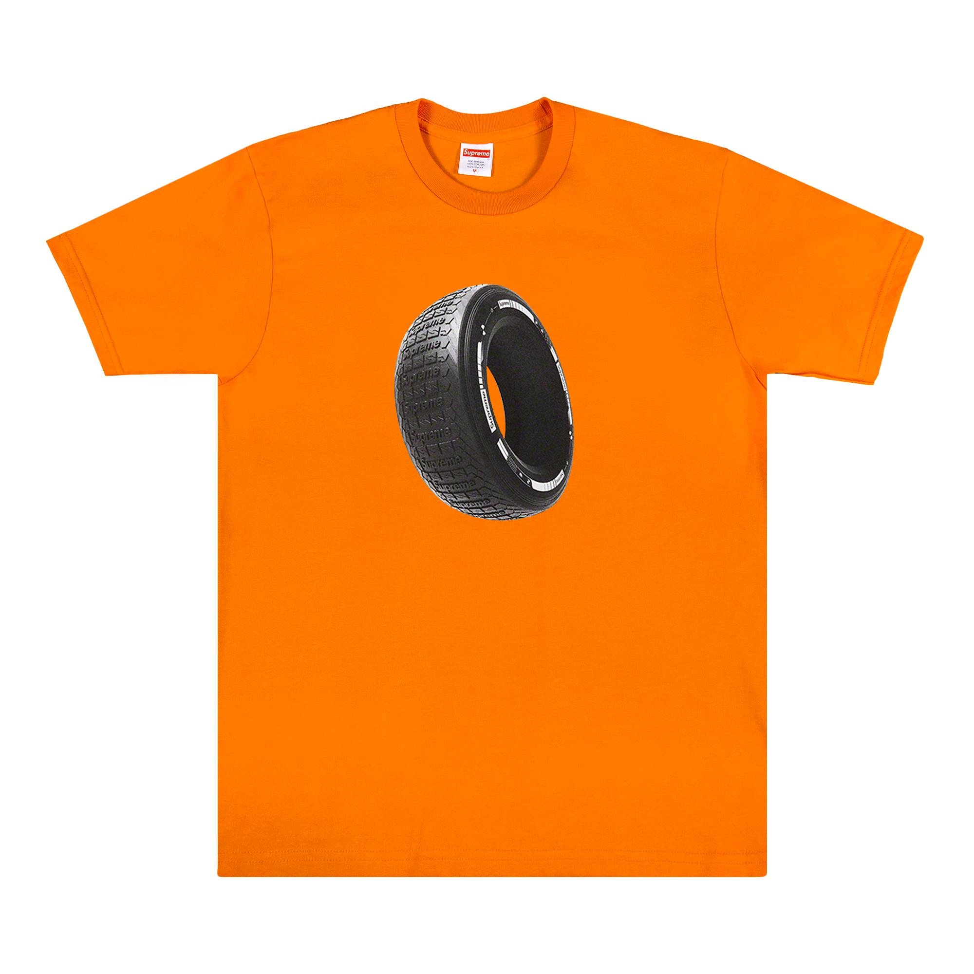 Supreme Tire Tee 'Orange' - 1