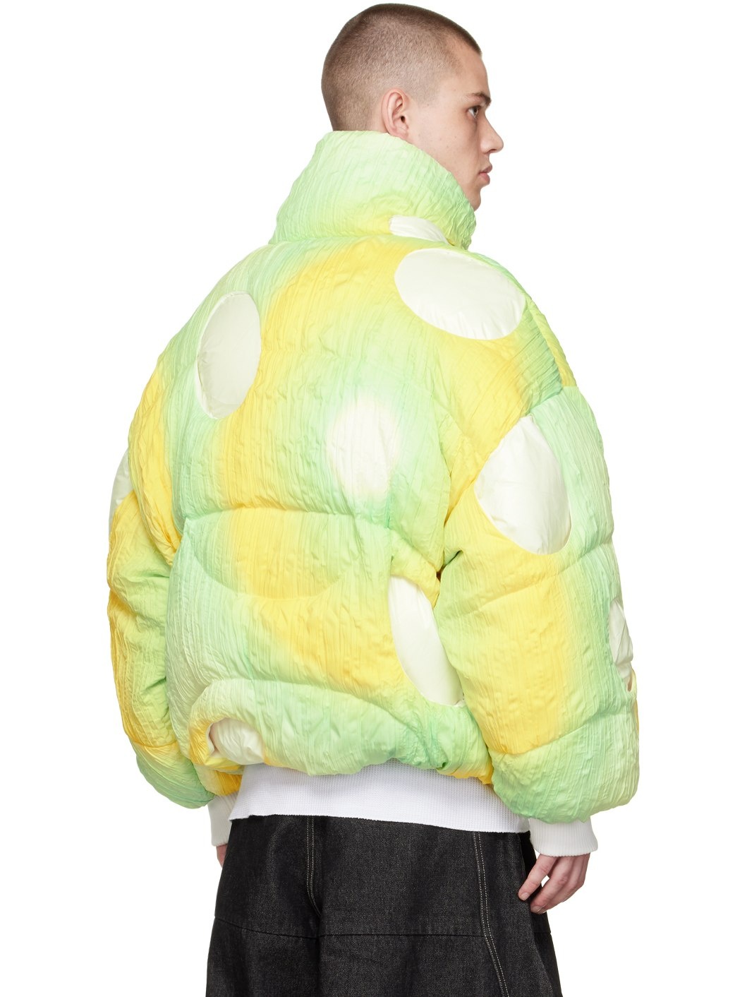 Multicolor Treehole Down Coat - 3