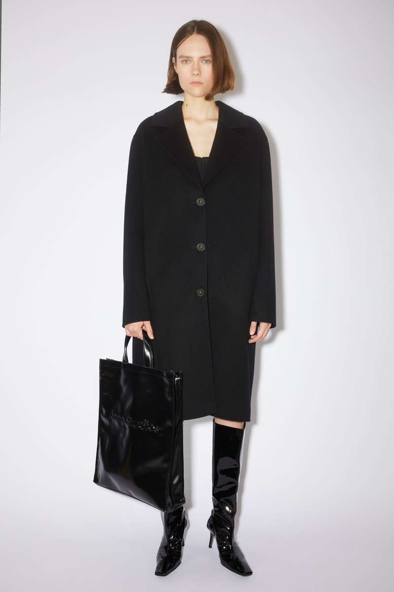 Acne Studios Logo tote bag - Black outlook