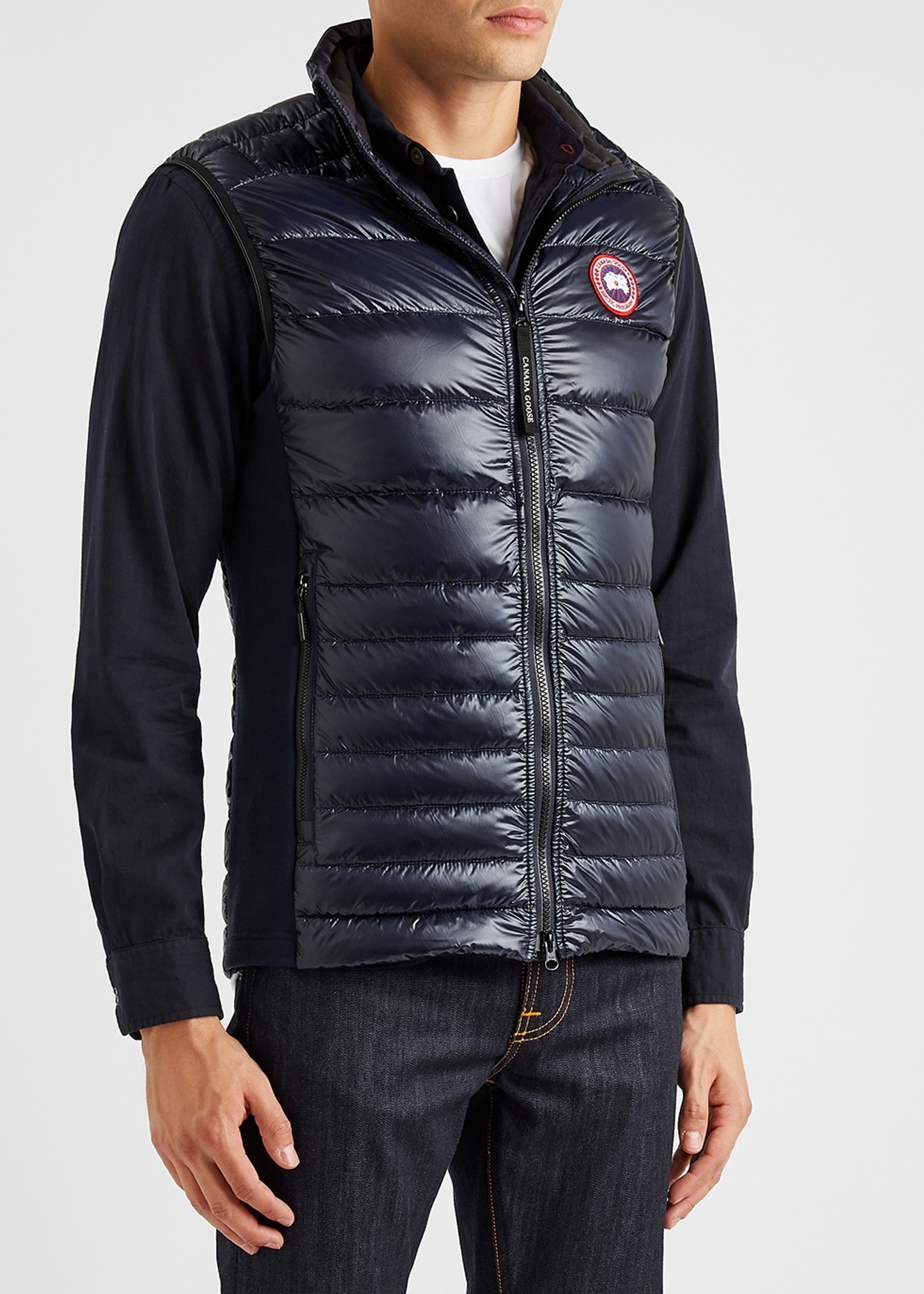 Hybridge Lite navy quilted shell gilet - 2