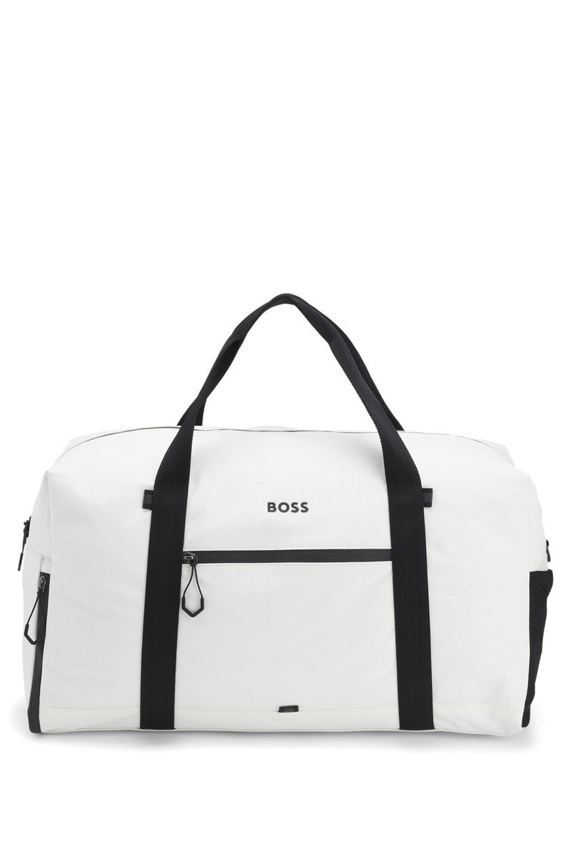 FAUX-LEATHER HOLDALL WITH REFLECTIVE ZIPS 2
