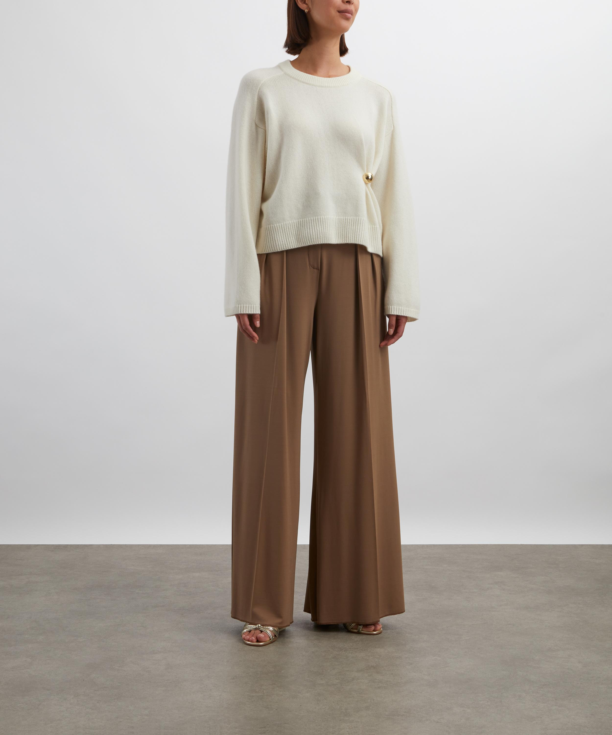 Bill Metal Ornament Cashmere Jumper - 2