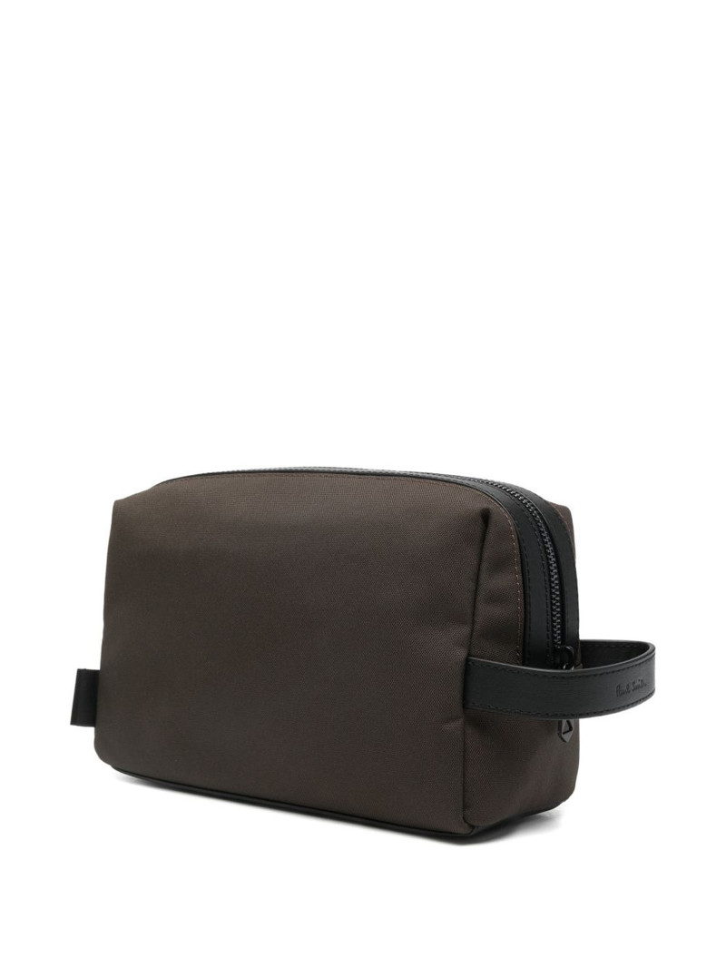 Paul Smith logo-detail wash bag outlook
