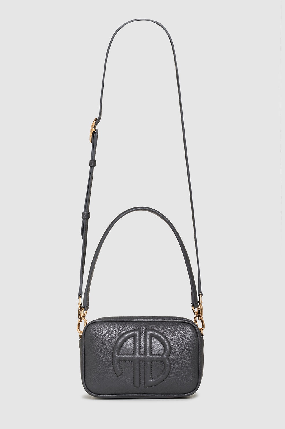 Lili Bag - Grey Pebbled - 4