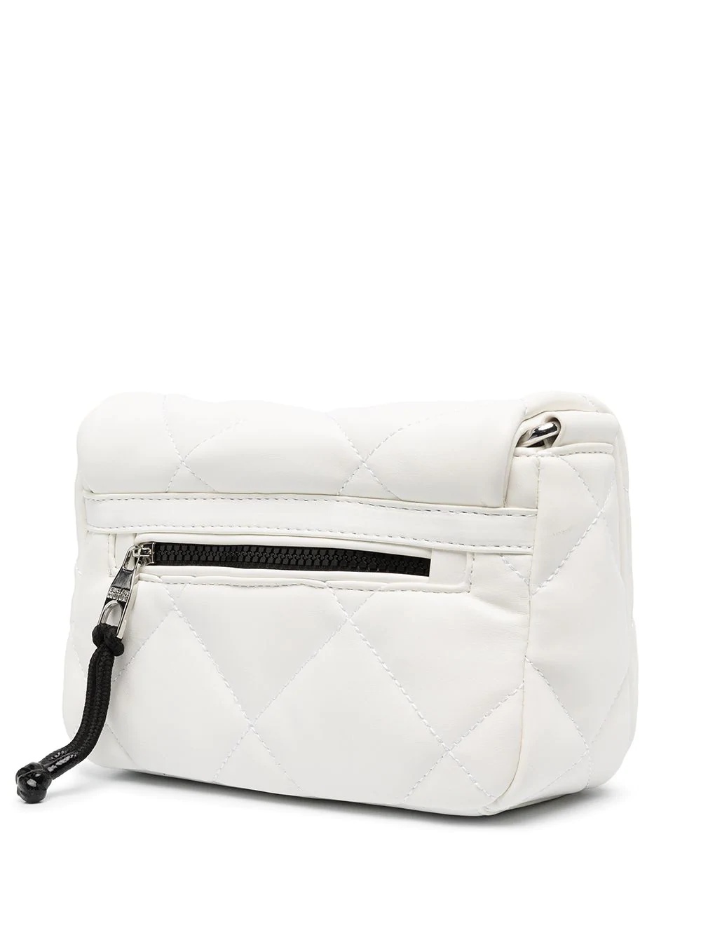 quilted logo shoulder bag - 3