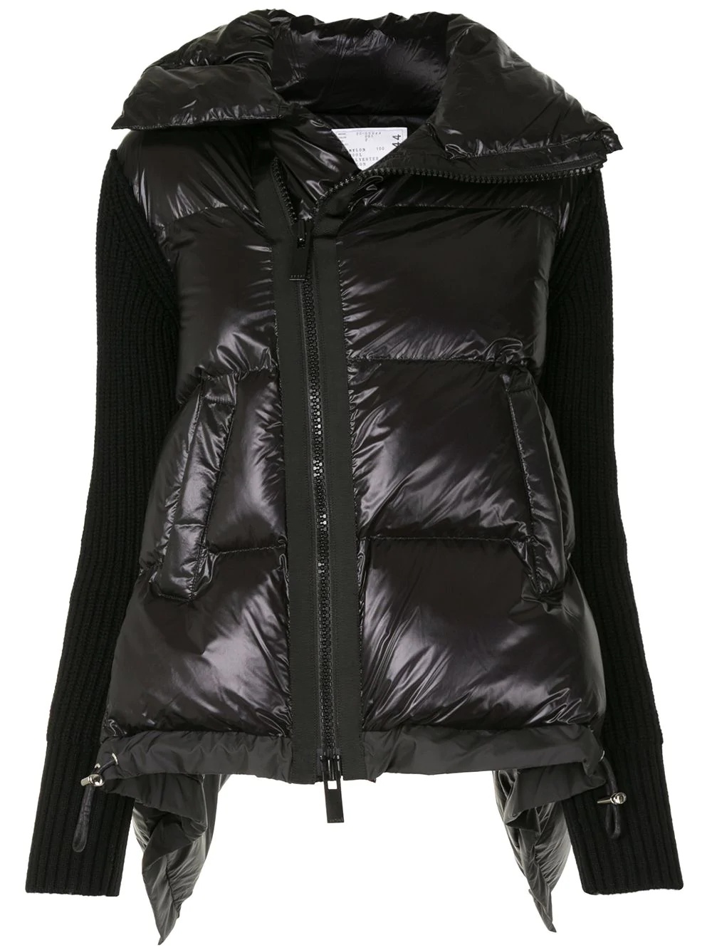 fitted puffer jacket - 1