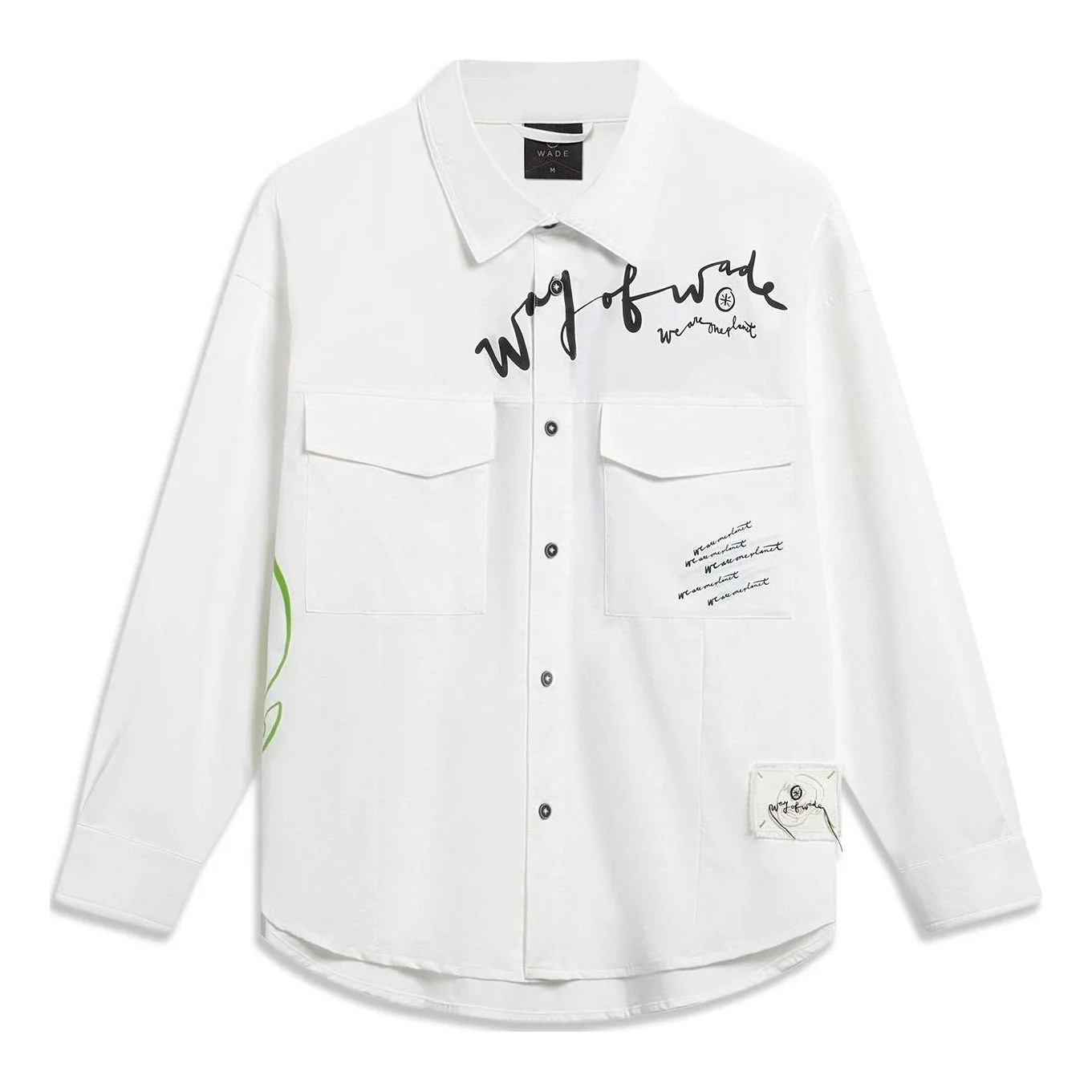 Li-Ning x Salventius Way Of Wade Graphic Long Sleeve Shirt 'White' ASHT209-2 - 1