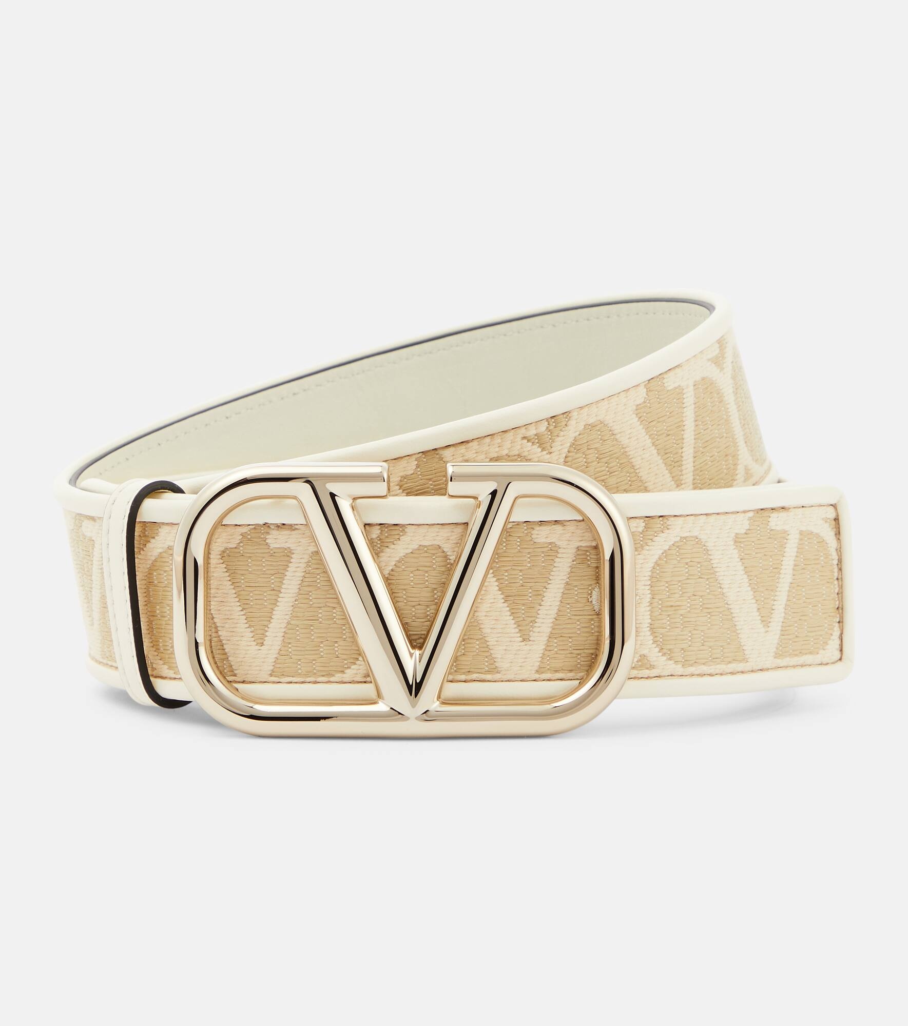 Toile Iconographe raffia-effect belt - 1