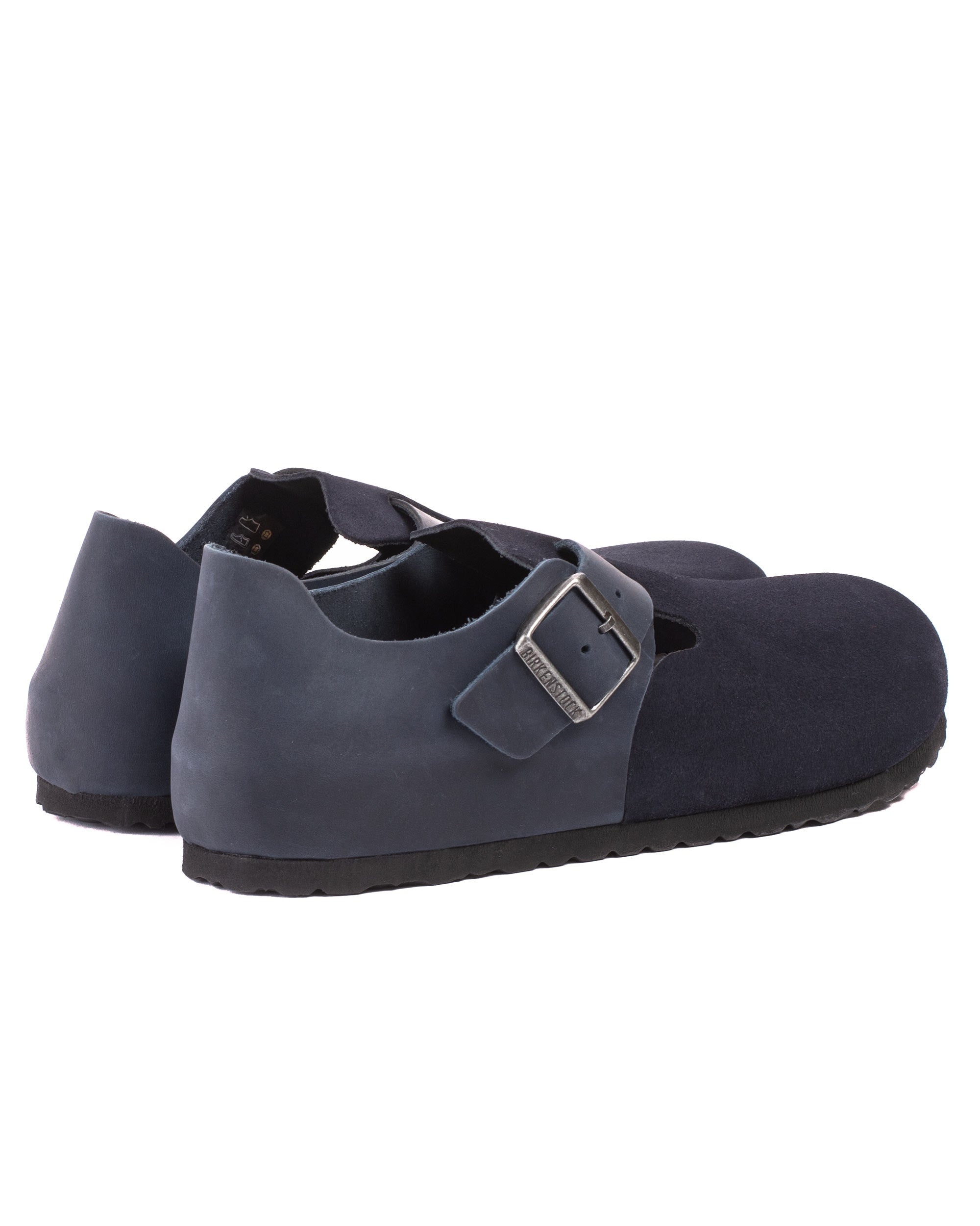 London Oiled Leather Suede Night Blue - 3