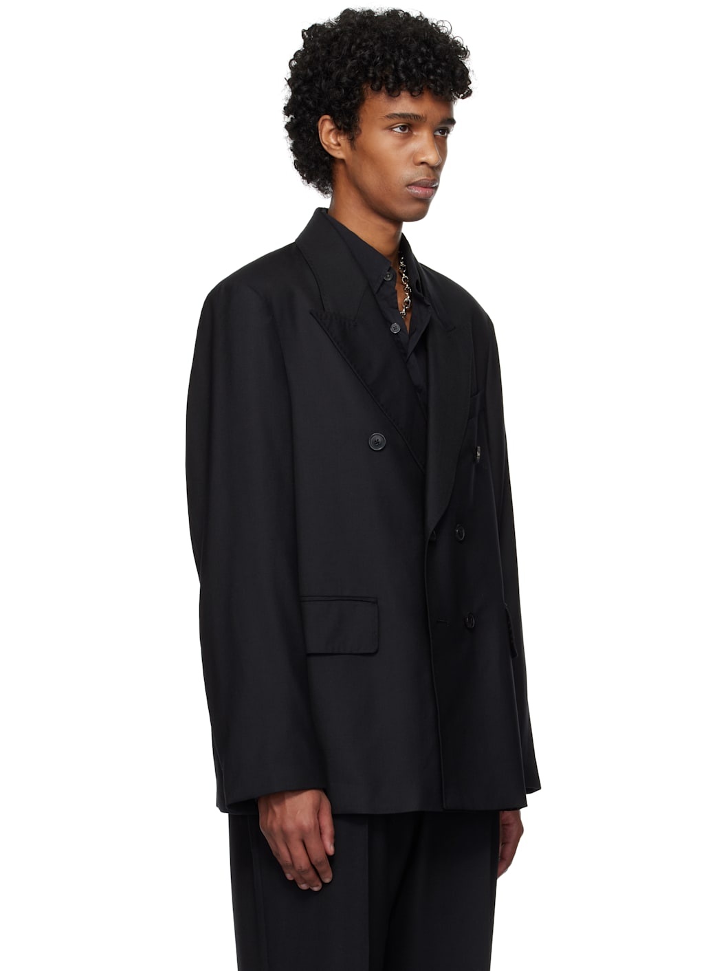 Black Unconstructed DB Blazer - 2