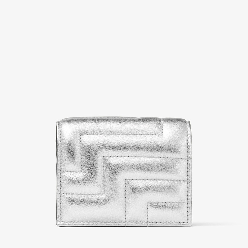 Hanne Silver Avenue Metallic Nappa Wallet 5