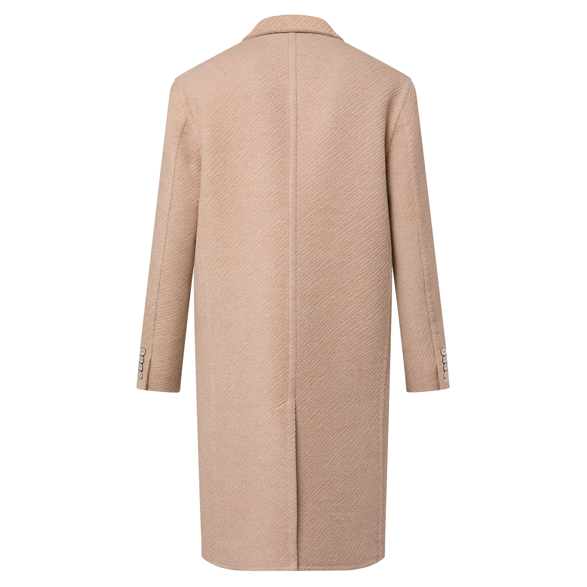 Doubleface Silk And Wool-Blend Double-Breasted Coat - 3