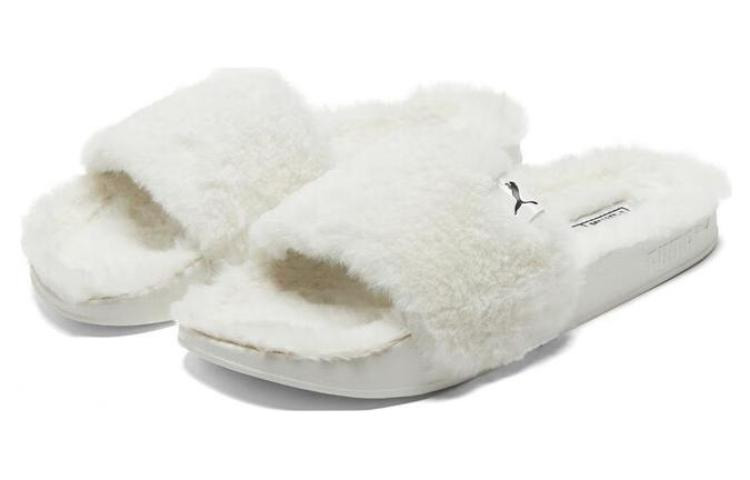 (WMNS) PUMA Leadcat 20 YLM Sports Slippers White 385803-04 - 4