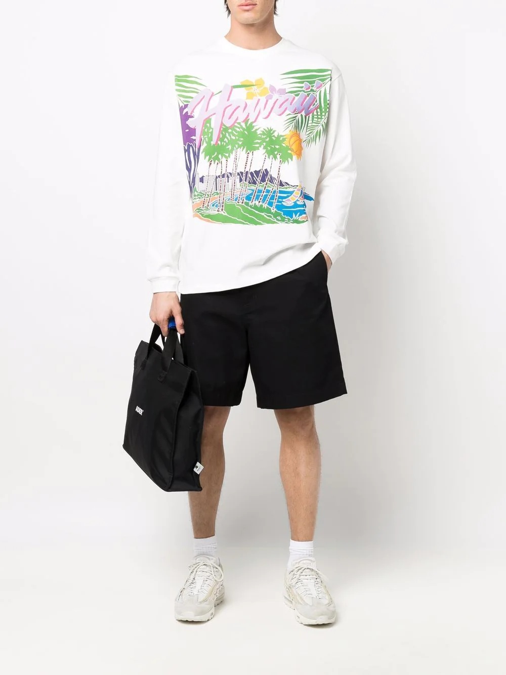 Hawaii-print long-sleeve T-shirt - 2