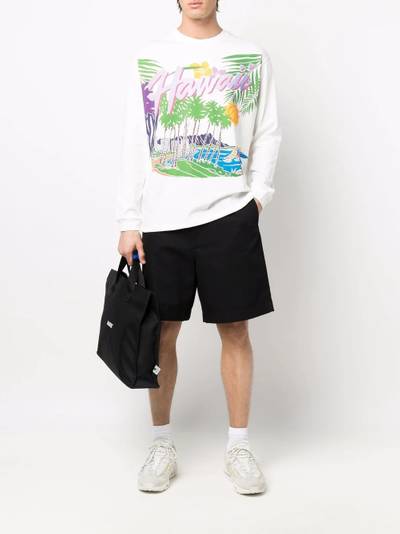 Just Don Hawaii-print long-sleeve T-shirt outlook