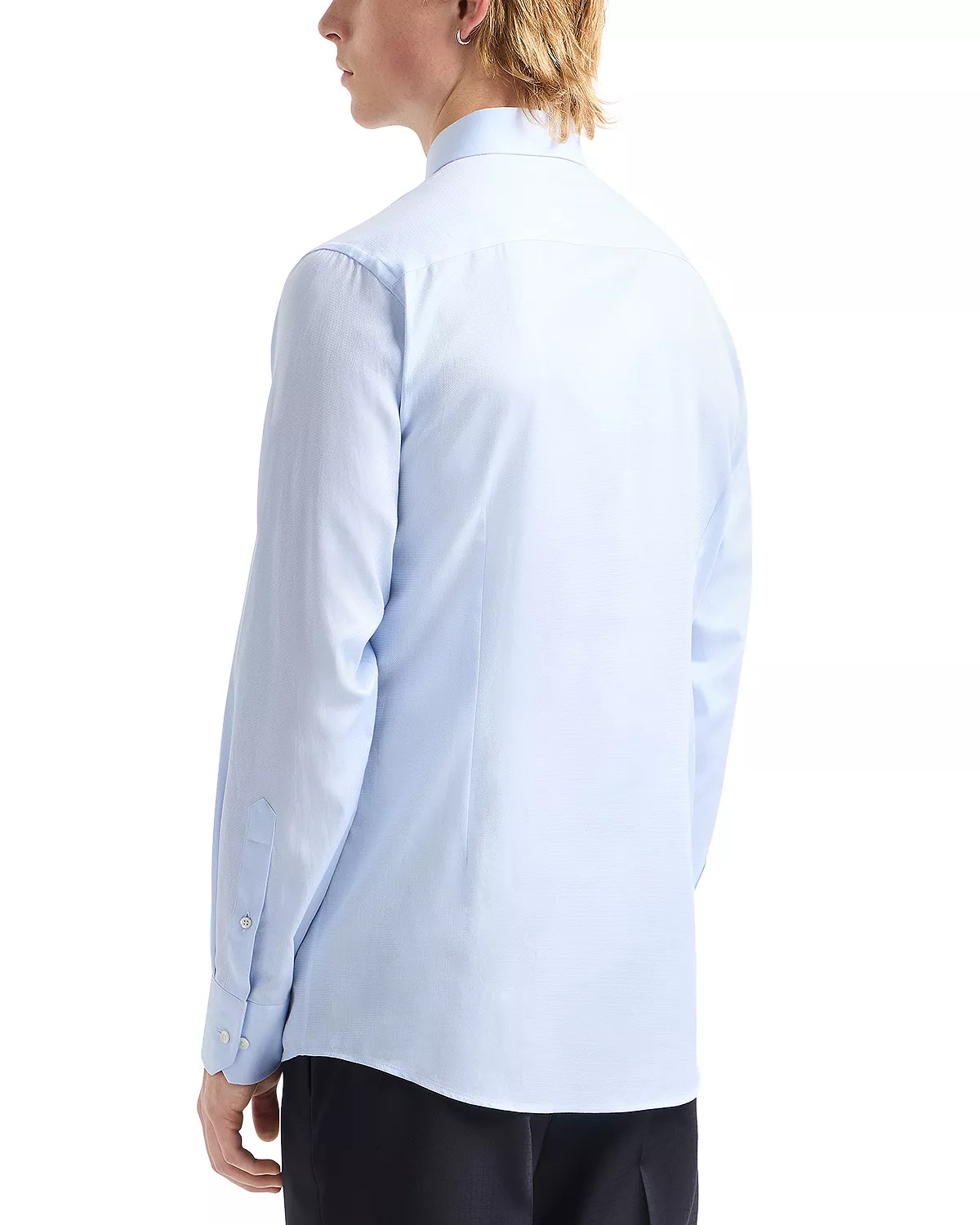 Micro Chevron Textured New York Fit Shirt - 3