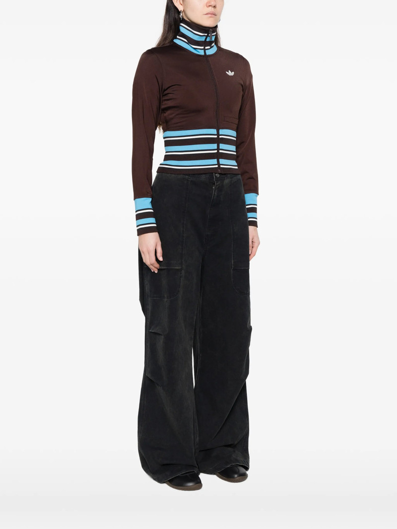 adidas Adidas Striped Zip Sweatshirt outlook