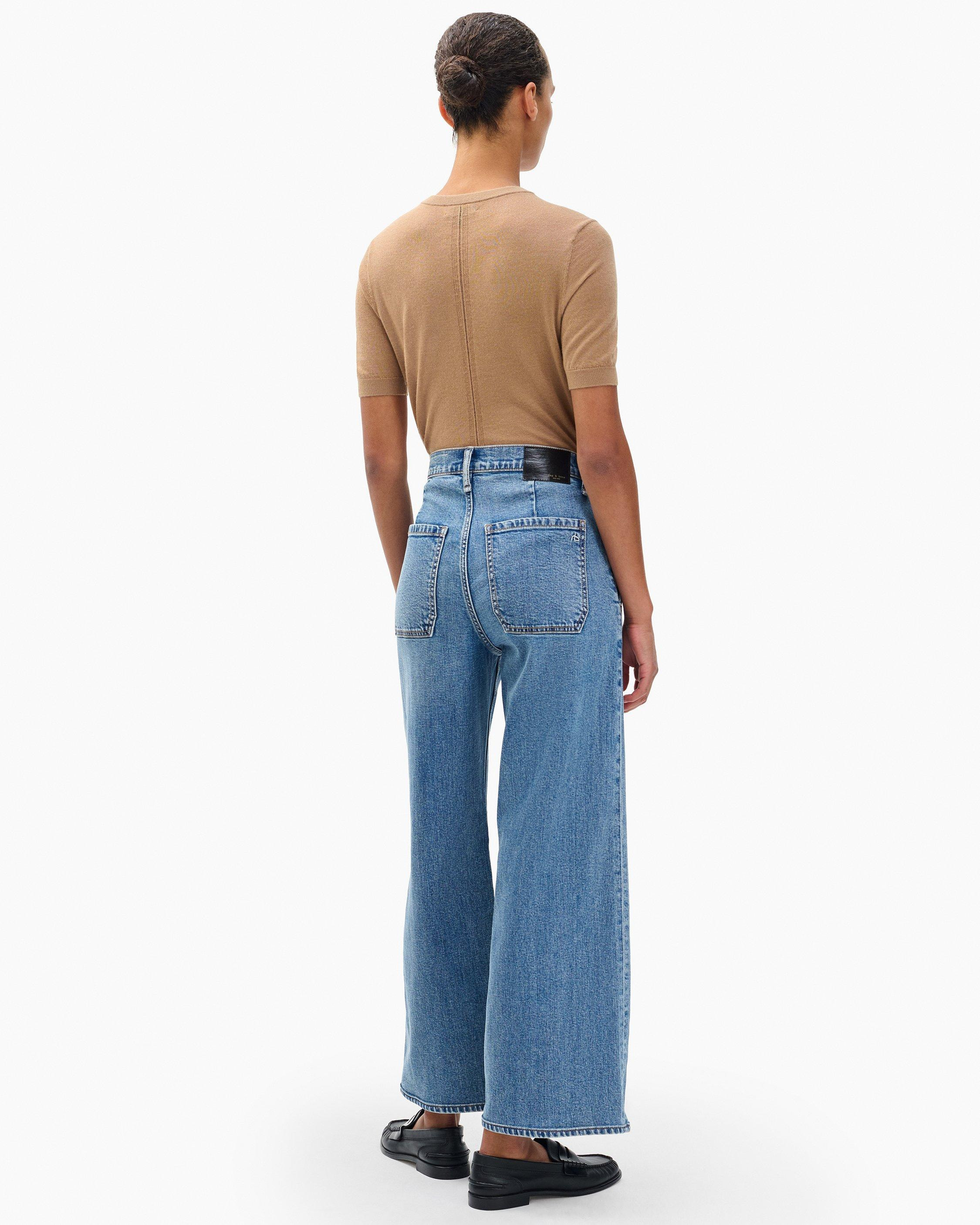 Andi Ankle Wide-Leg Jeans
Vintage Stretch in Orian - 6
