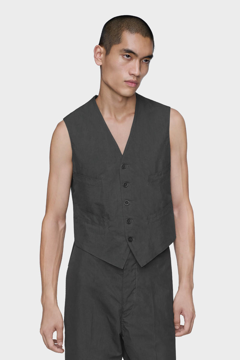 Maison Margiela Cotton silk gilet outlook