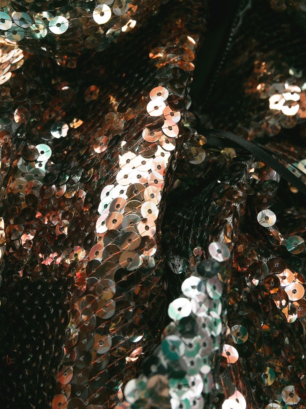 sequinned mini dress - 7