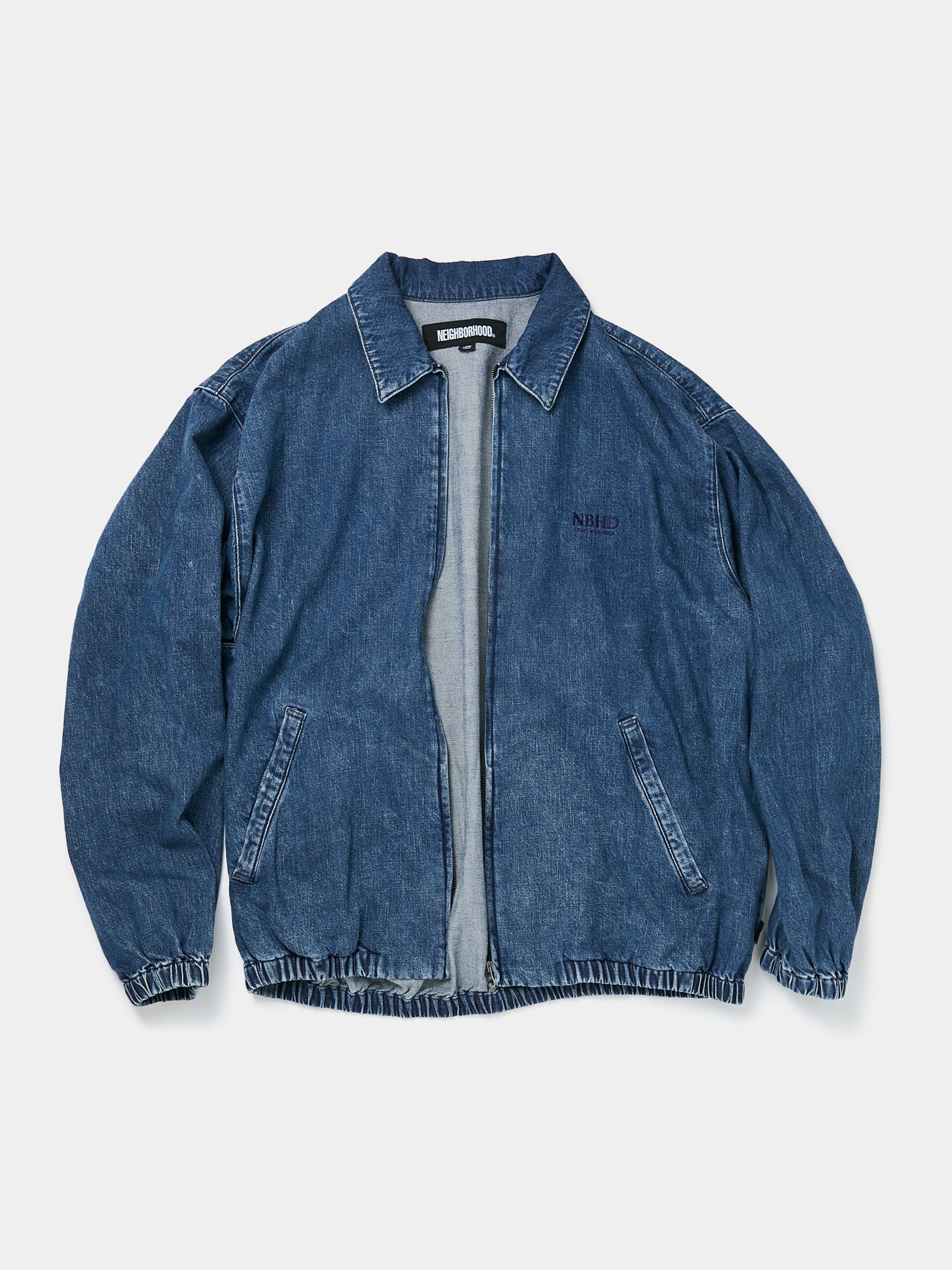 NEIGHBORHOOD DENIM ZIP WORK JACKET (INDIGO) | unionlosangeles | REVERSIBLE