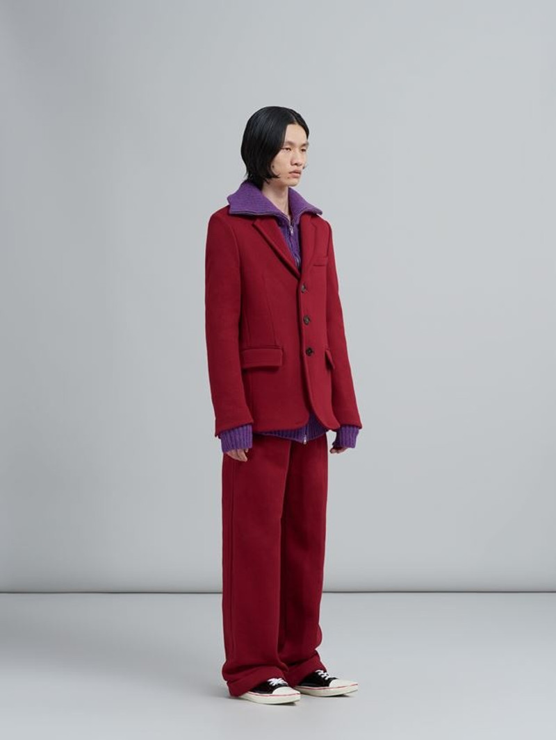 Marni COMPACT COTTON SWEATSHIRT JACKET outlook