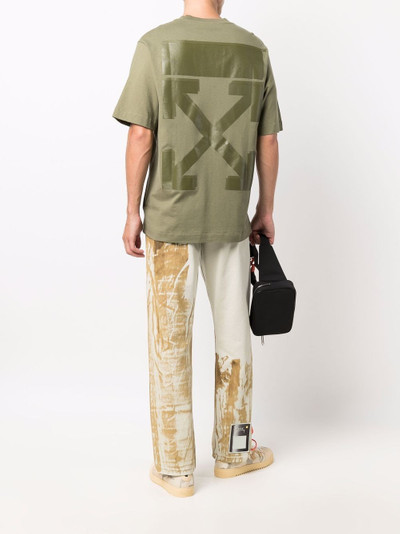 Off-White Arrow-print cotton T-shirt outlook