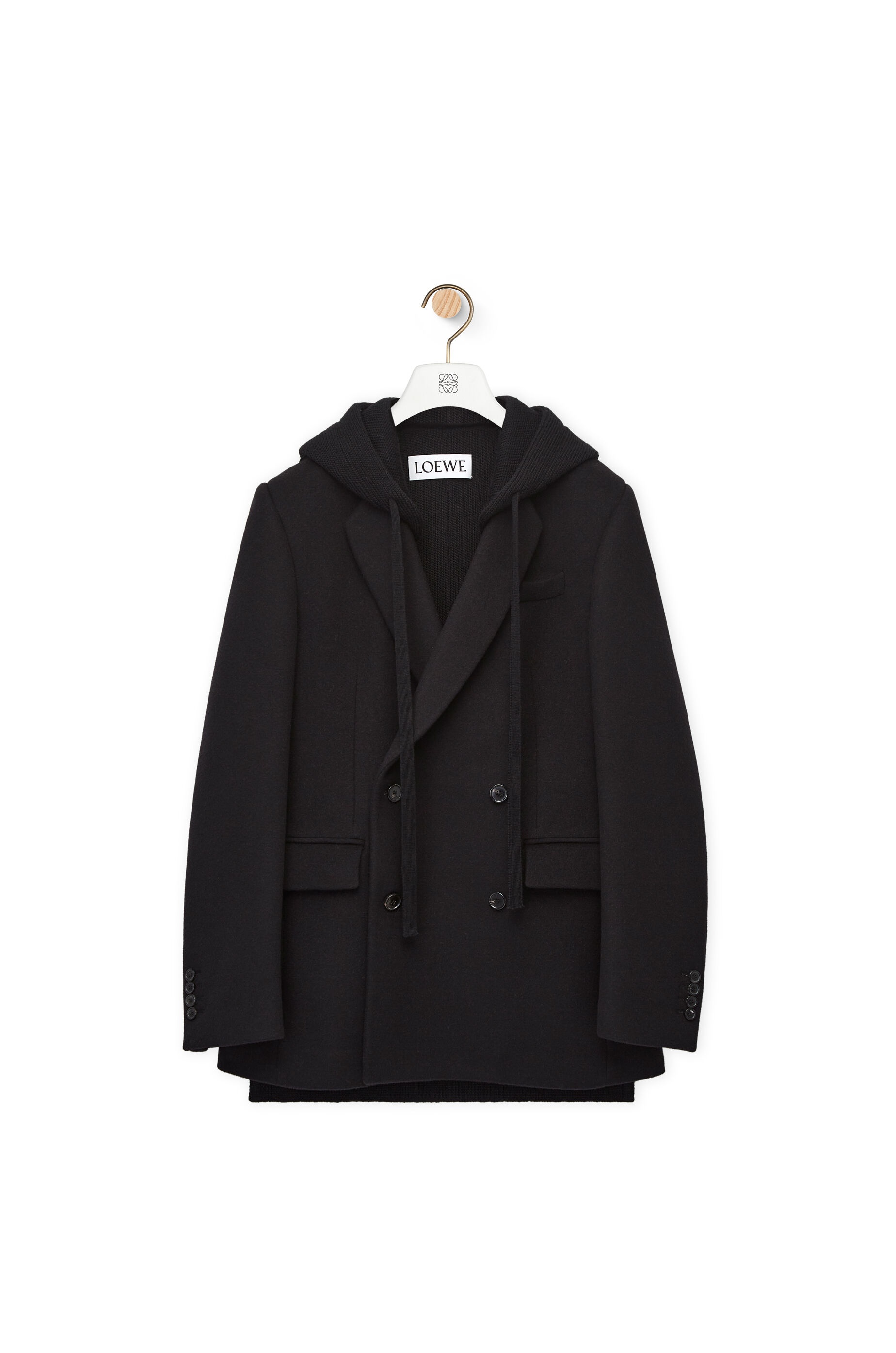 Knitted back jacket in wool, cashmere and silk - 1