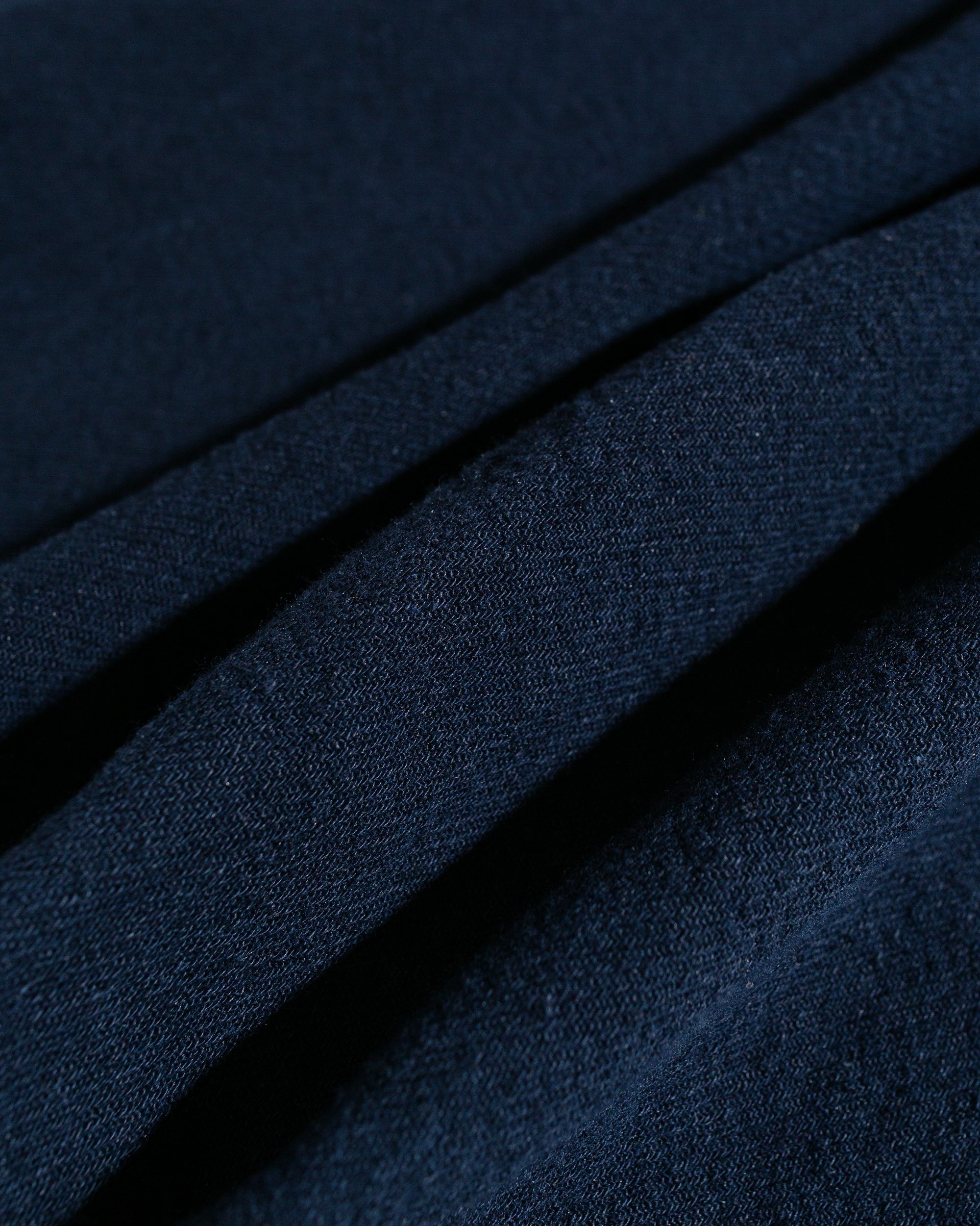 2Pleats Relax Trousers Linen Cotton Navy - 6