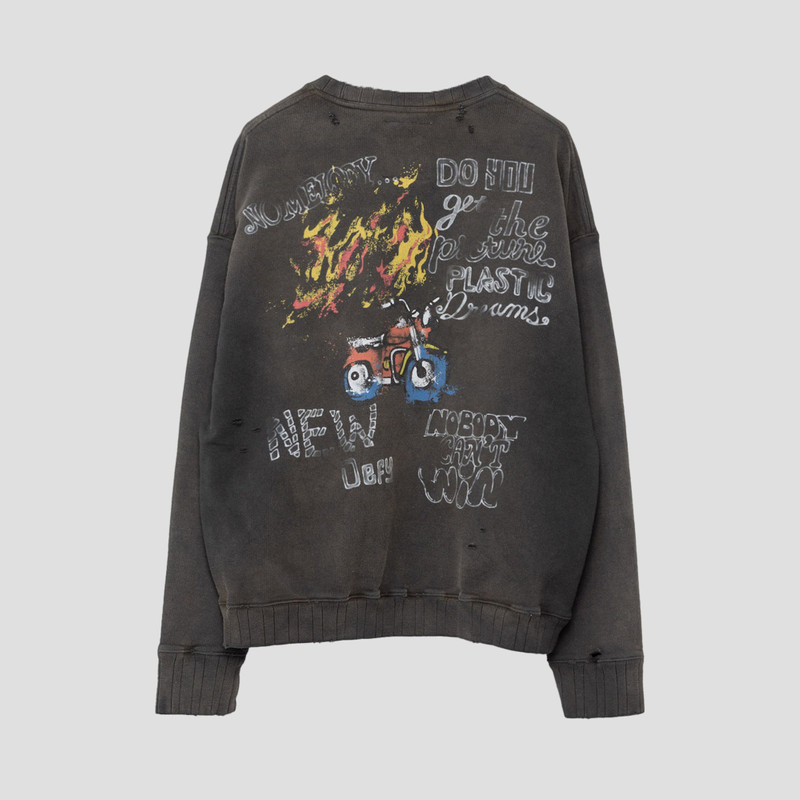 Maison MIHARAYASUHIRO DISTRESSED PULLOVER SWEAT outlook