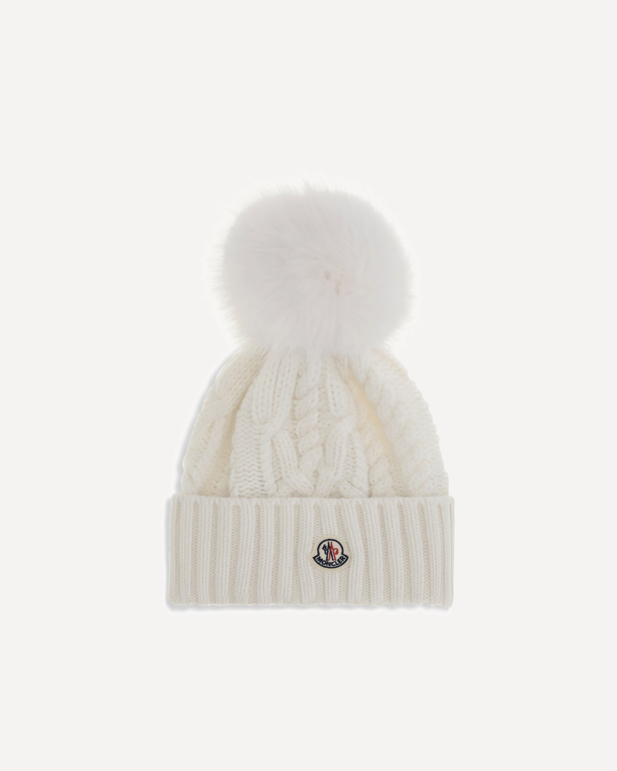 Cashmere blend Hat with pom-pon - 1