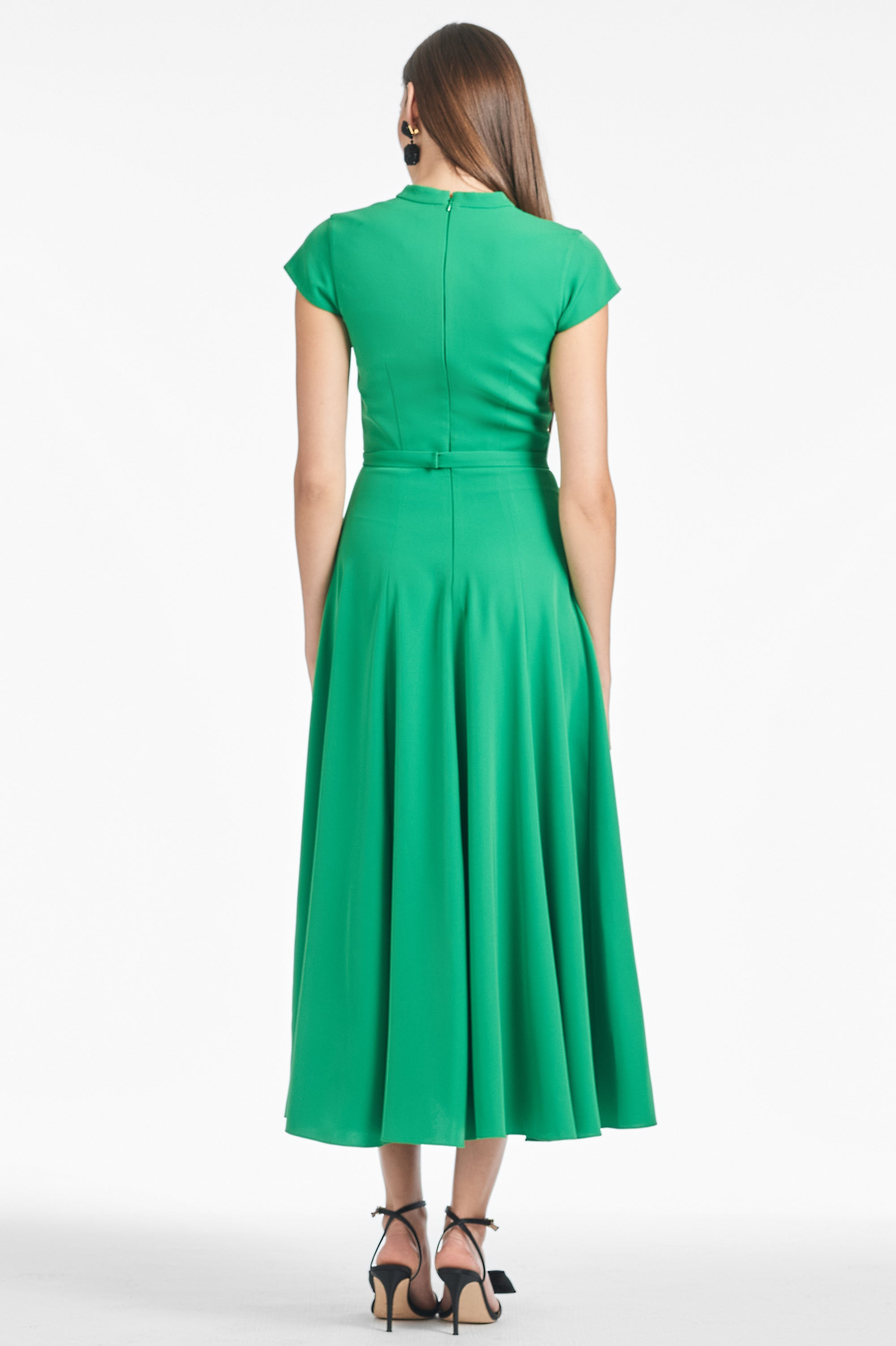Marian Dress - Kelly Green - 3