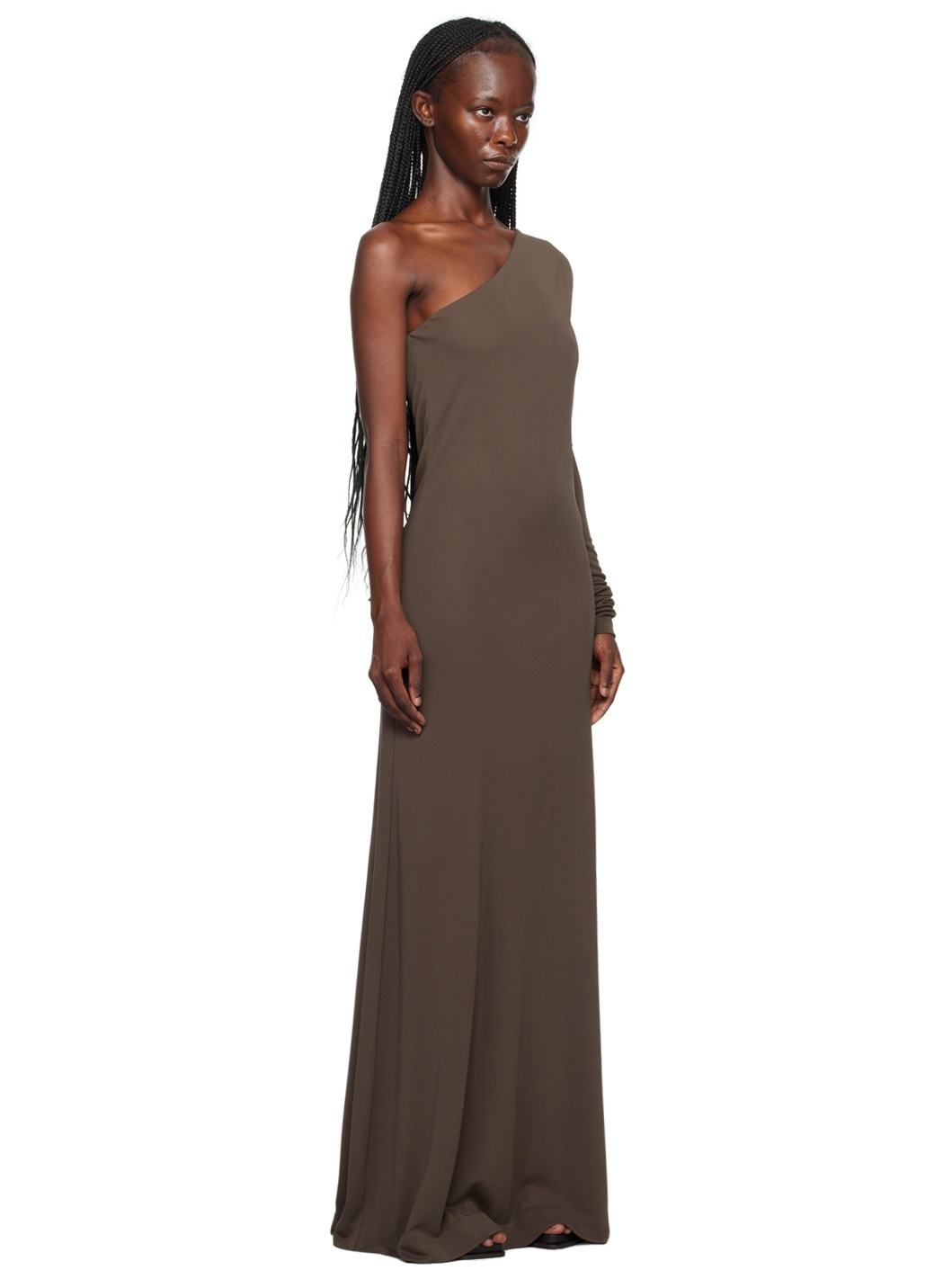 Brown Point Maxi Dress - 2