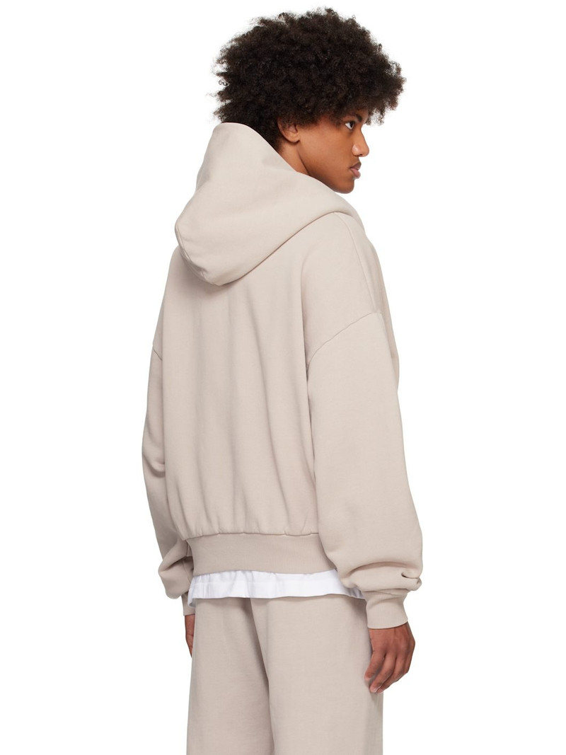 Beige Thermal Hoodie 3