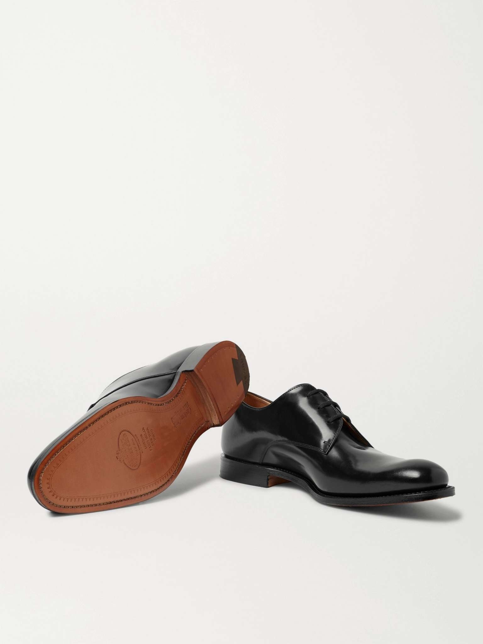 Oslo Polished-Leather Derby Shoes - 7