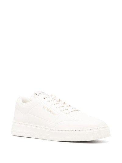 EMPORIO ARMANI embossed-logo sneakers outlook