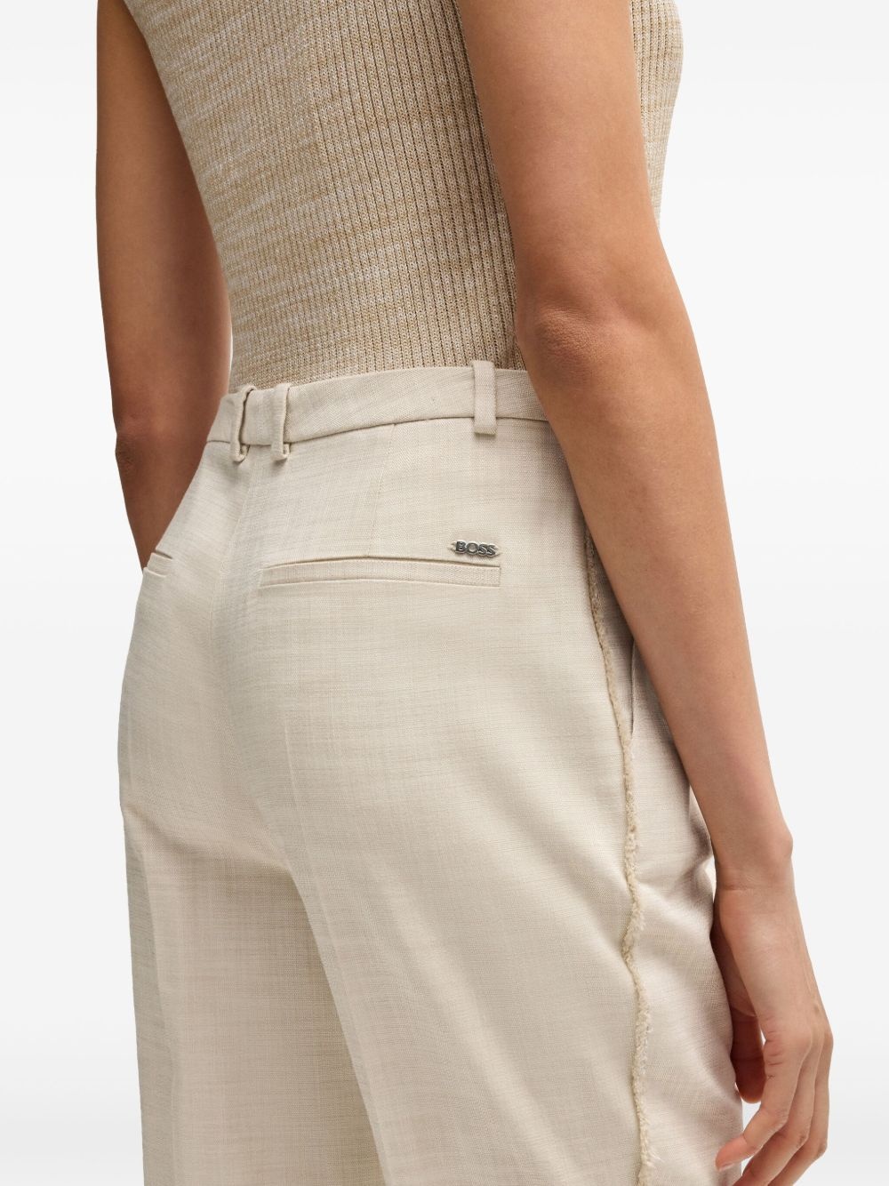 straight-leg trousers - 5