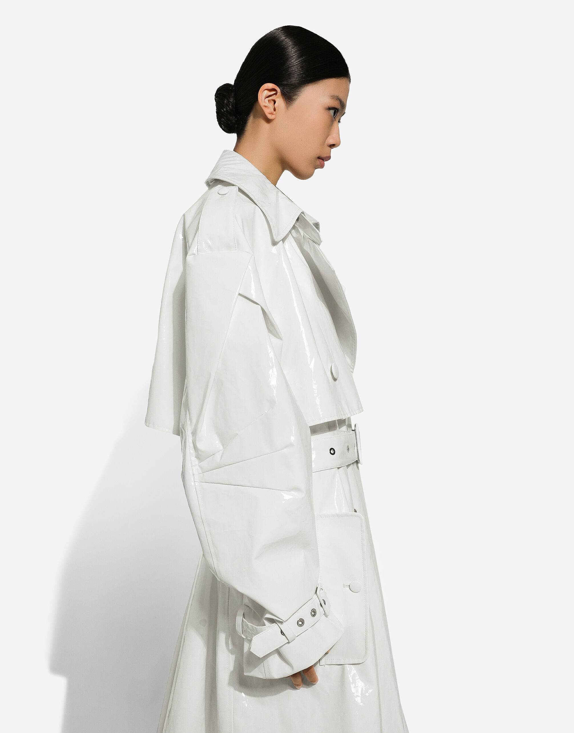 Coated cotton trench coat - 5
