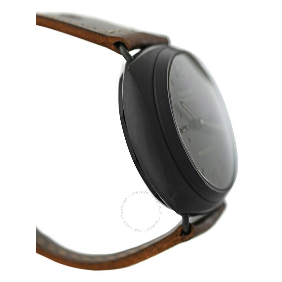 Pre-owned Panerai Radiomir Composite Black Seal 3 Days Brown Dial Men's Watch PAM00505 - 3