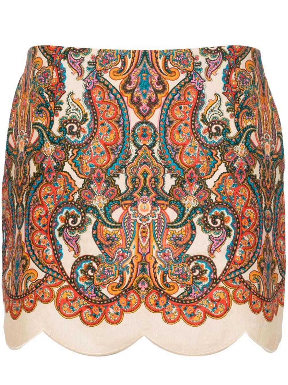 Ottie Scallop mini skirt - 1