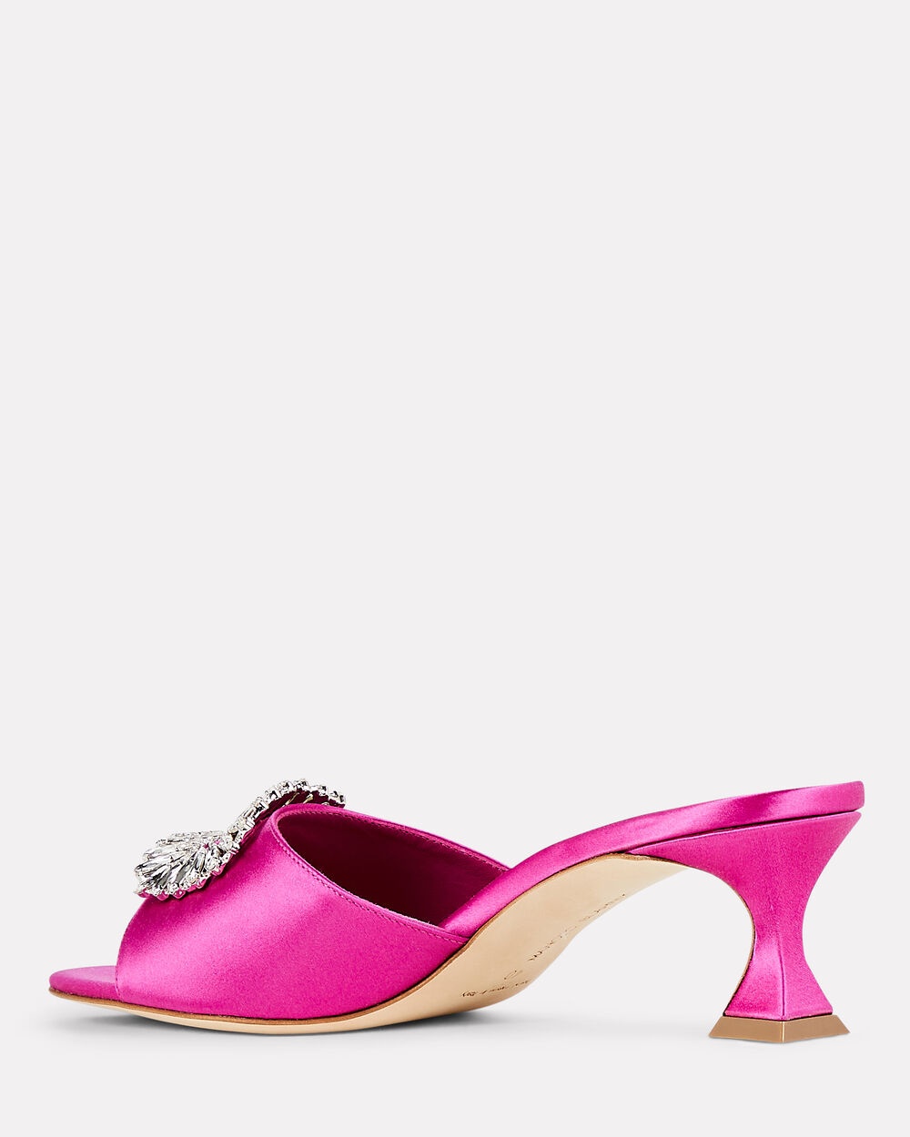 Laalita 50 Crystal Satin Mules - 3