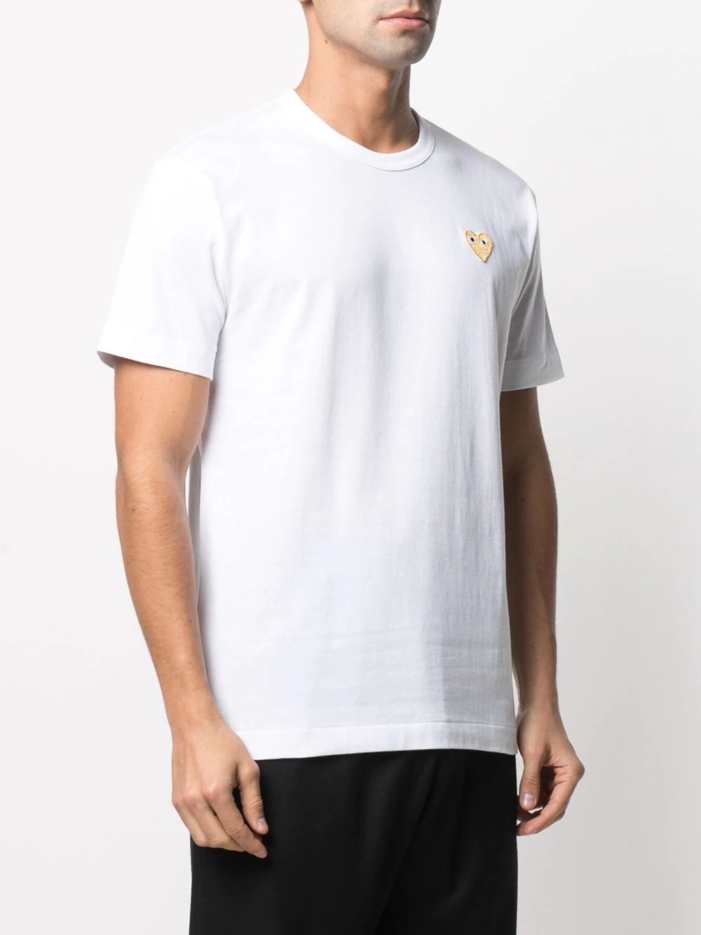 embroidered logo cotton T-shirt - 3