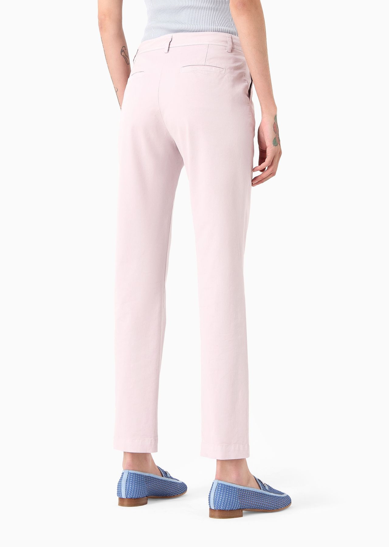 Stretch cotton chinos - 3