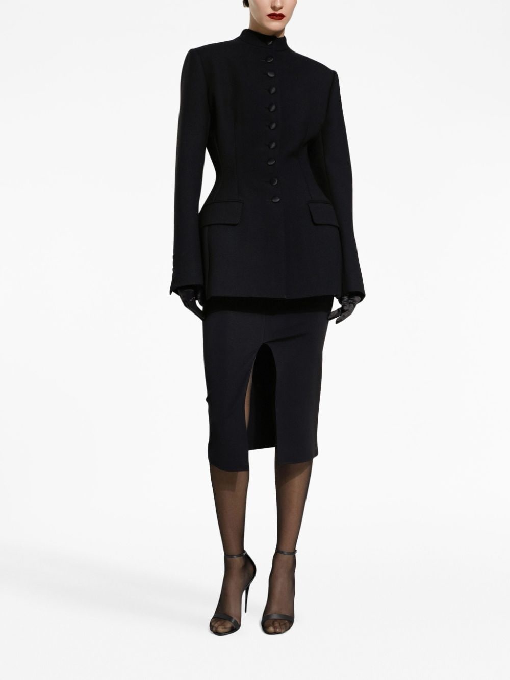 high-waist pencil skirt - 3