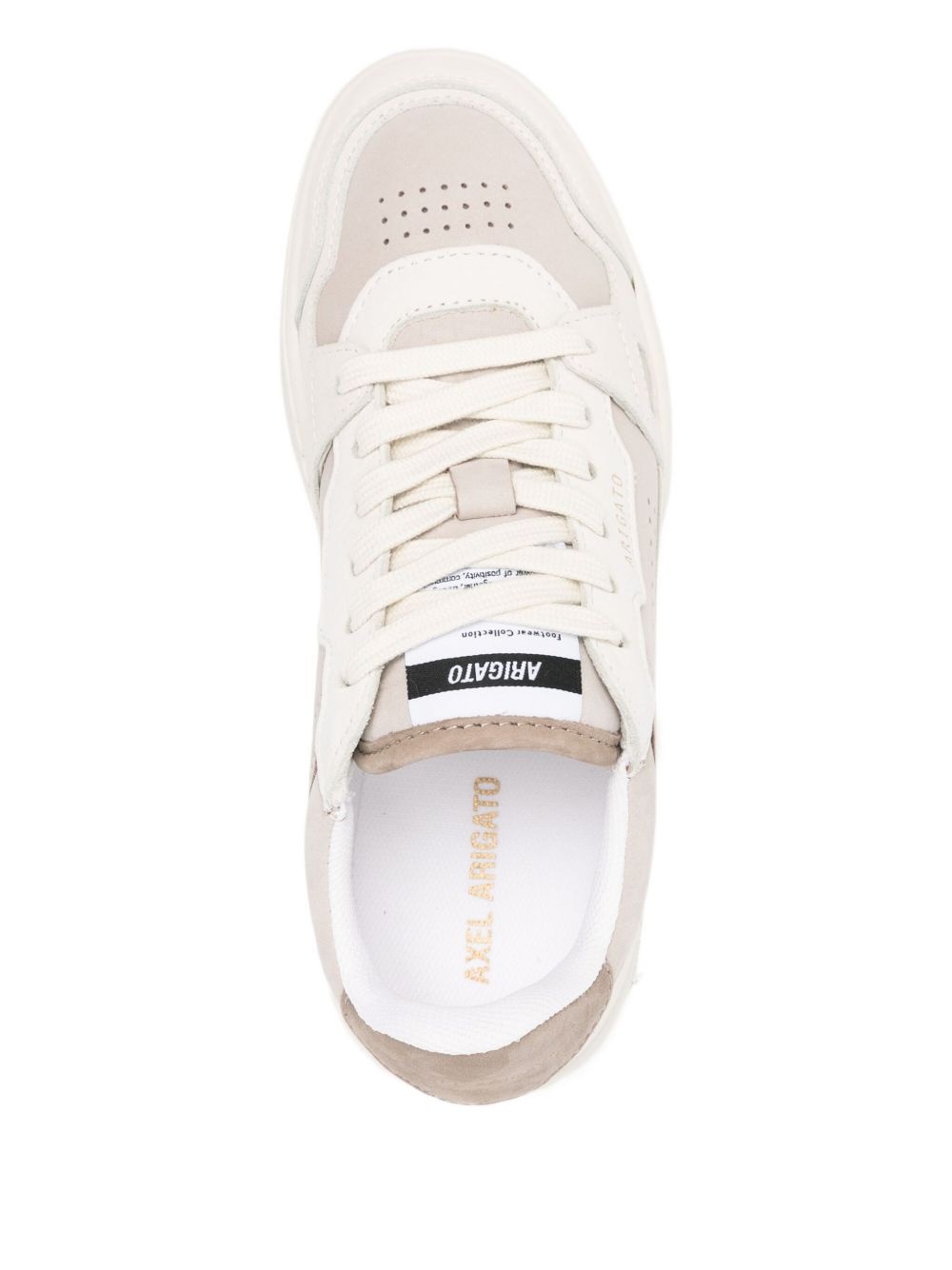 Dice perforated panelled sneakers - 4