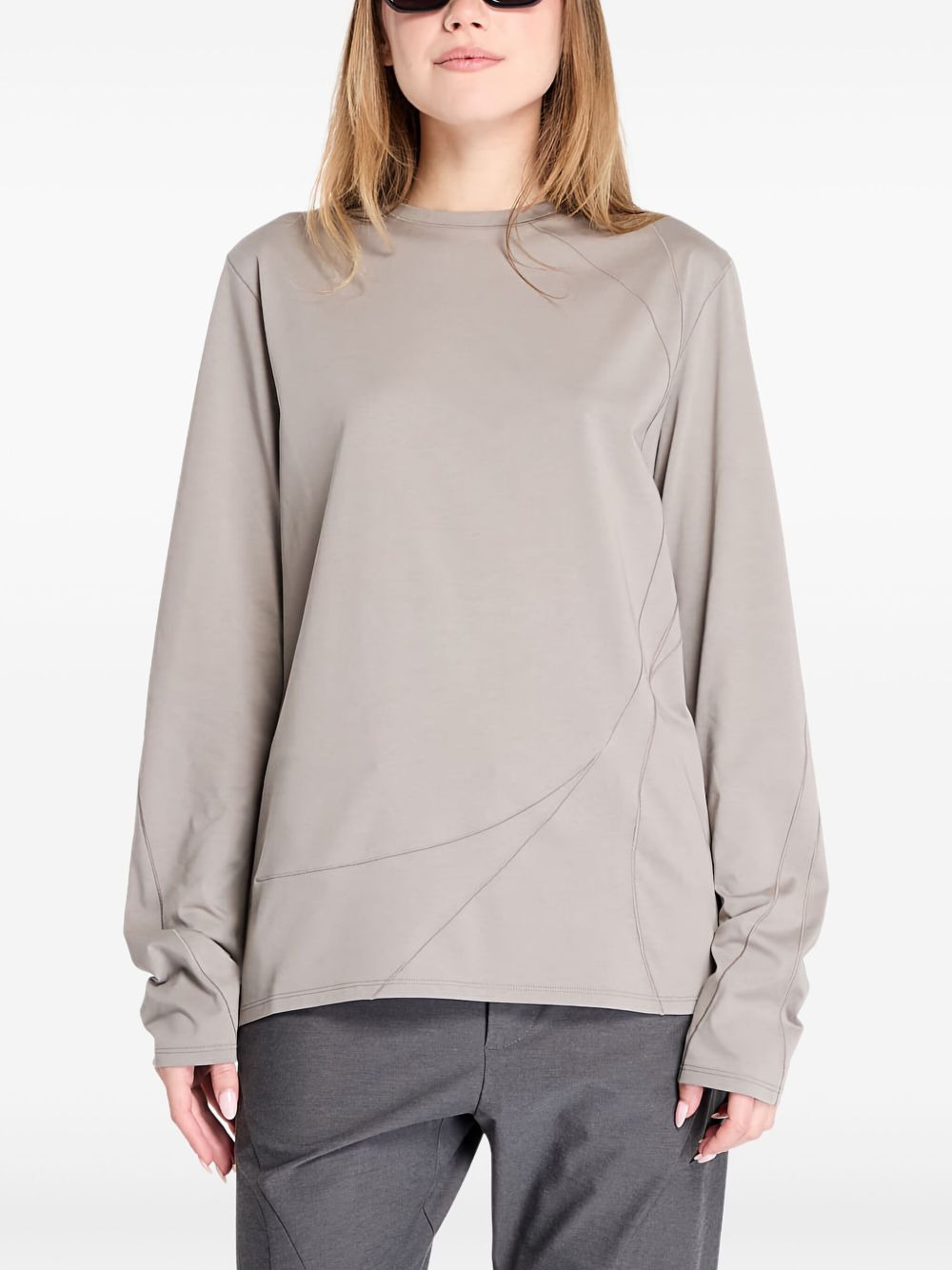 cotton-blend T-shirt - 4