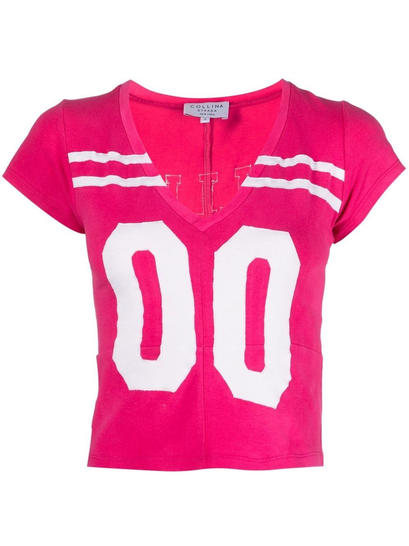 logo-print T-shirt 1