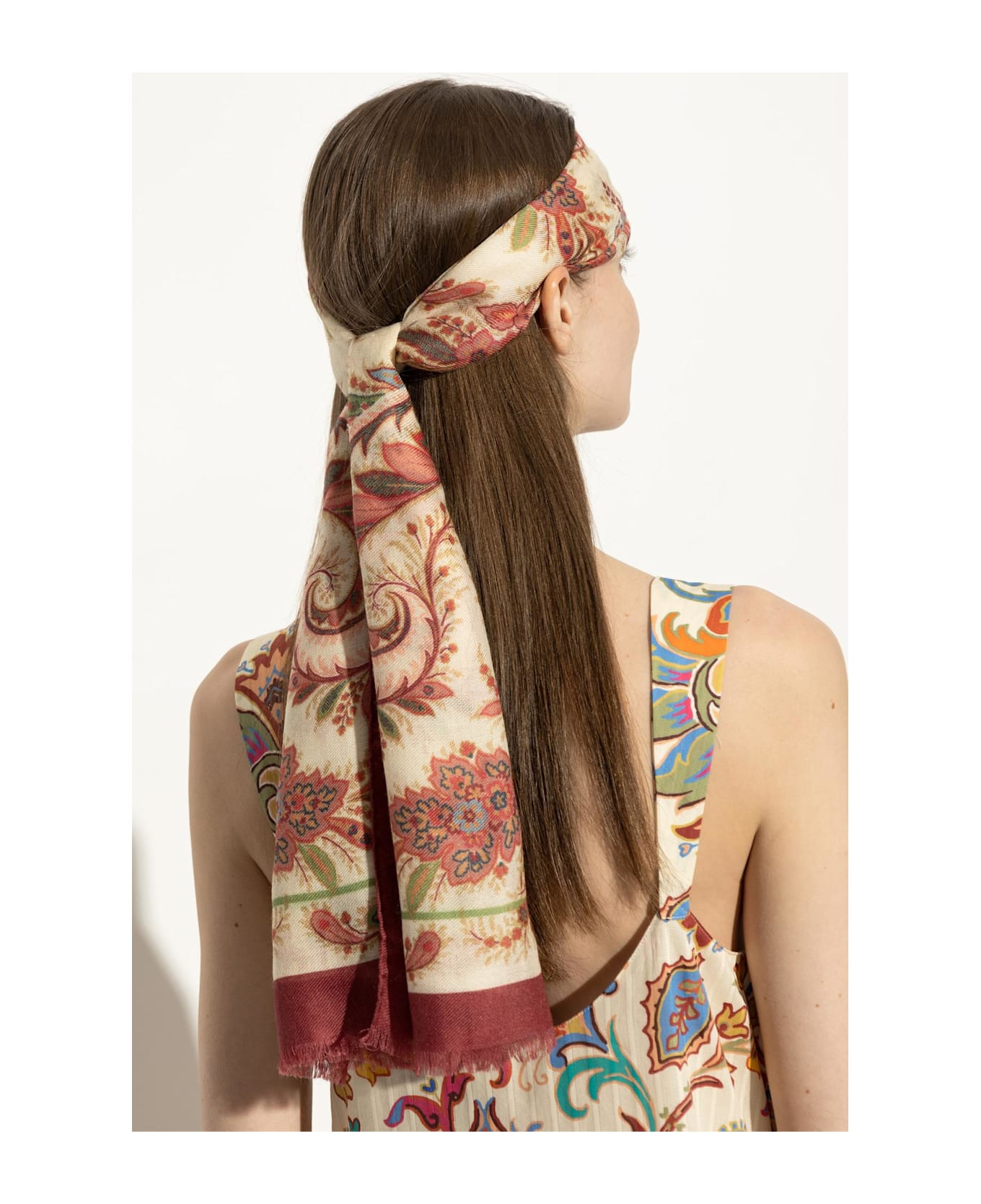 Etro Scarf With Floral Motif - 2