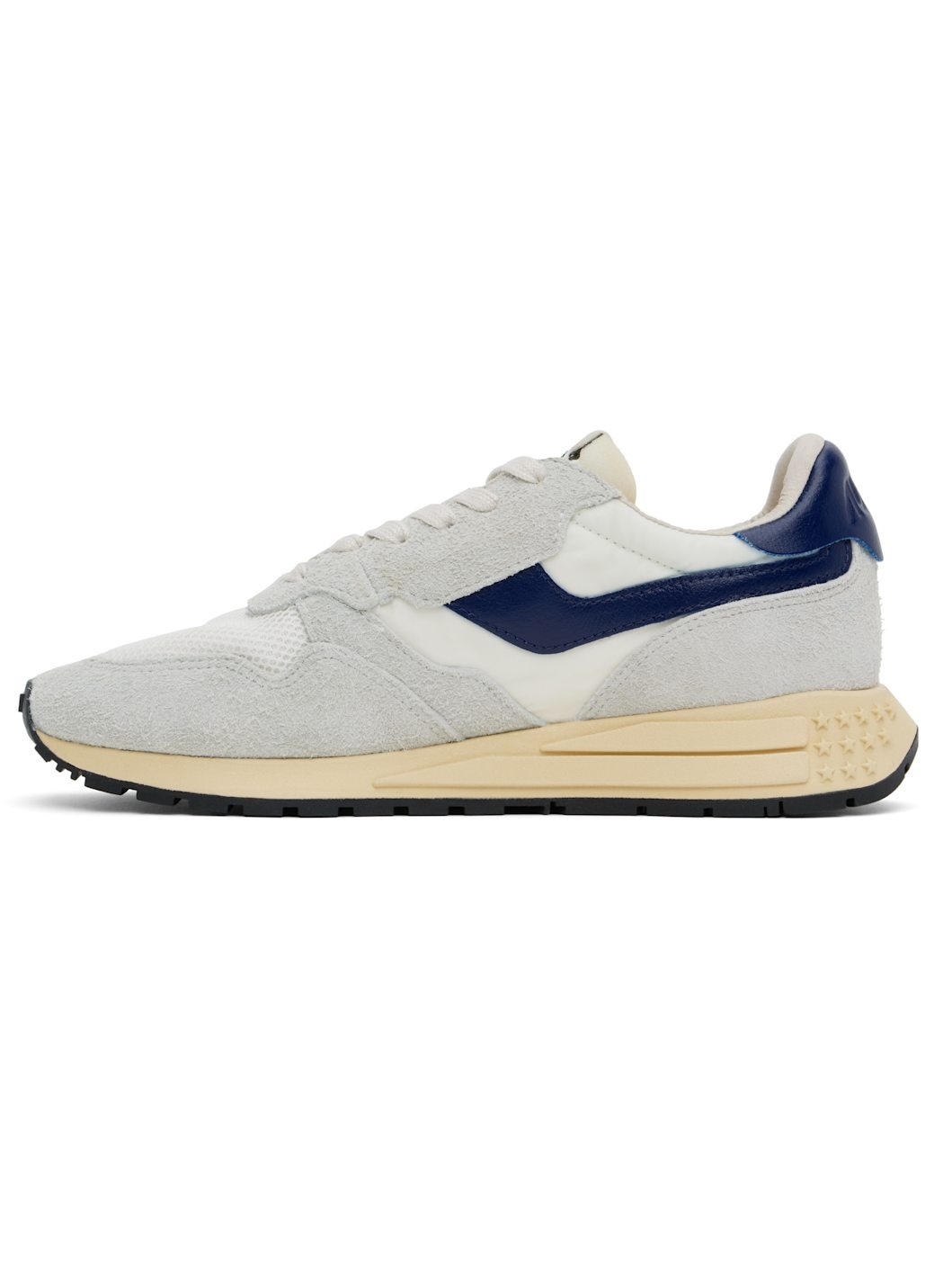 Gray & Blue Reelwind Low Sneakers - 3